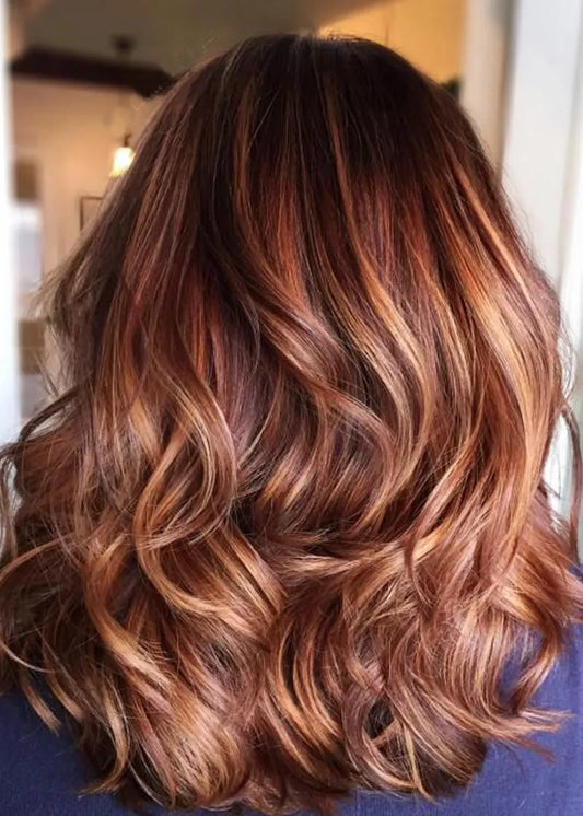 Long Loose Deep Wave Side Swept Synthetic Hair Capless Wigs 24 Inches